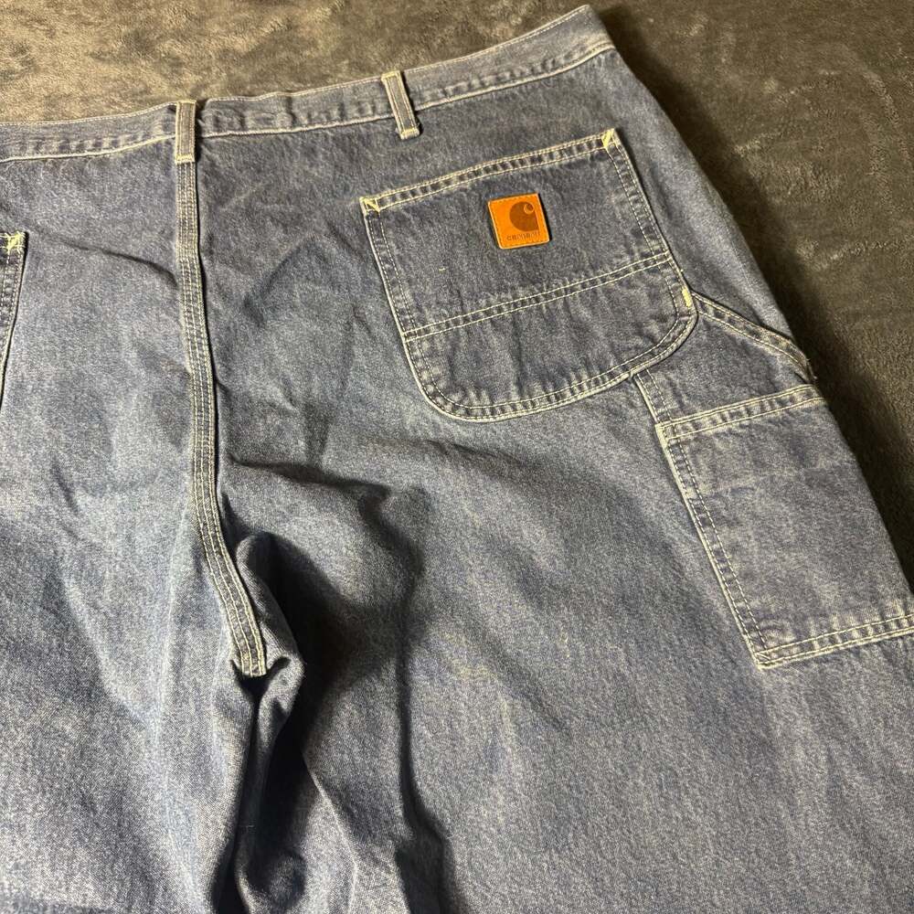 Carhartt Loose Original Fit Carpenter Denim Work Jeans